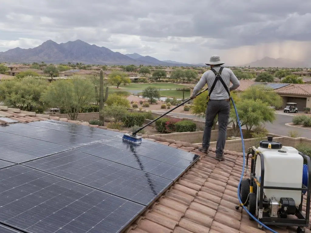 Solar Panel Cleaning in Surprise, AZ